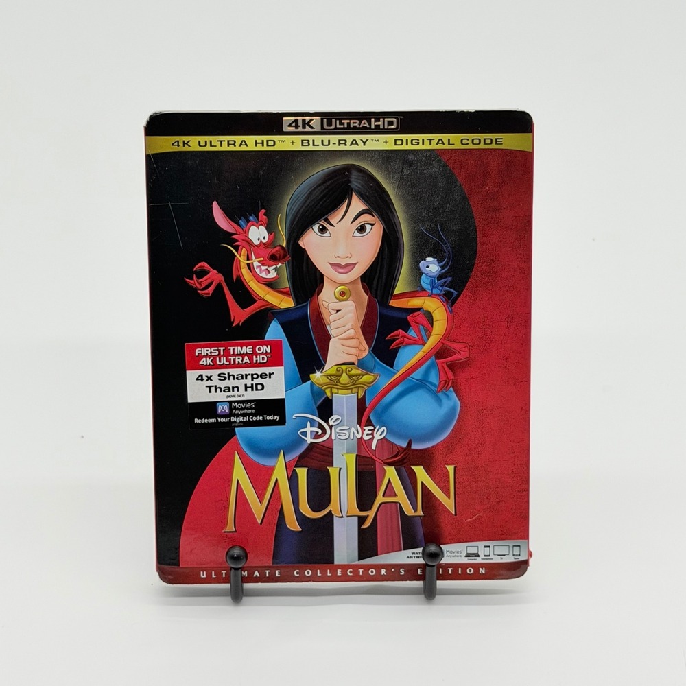 Disney Mulan 1998 4K Ultra HD Blu-ray Digital Ultimate Collectors Edition Sealed